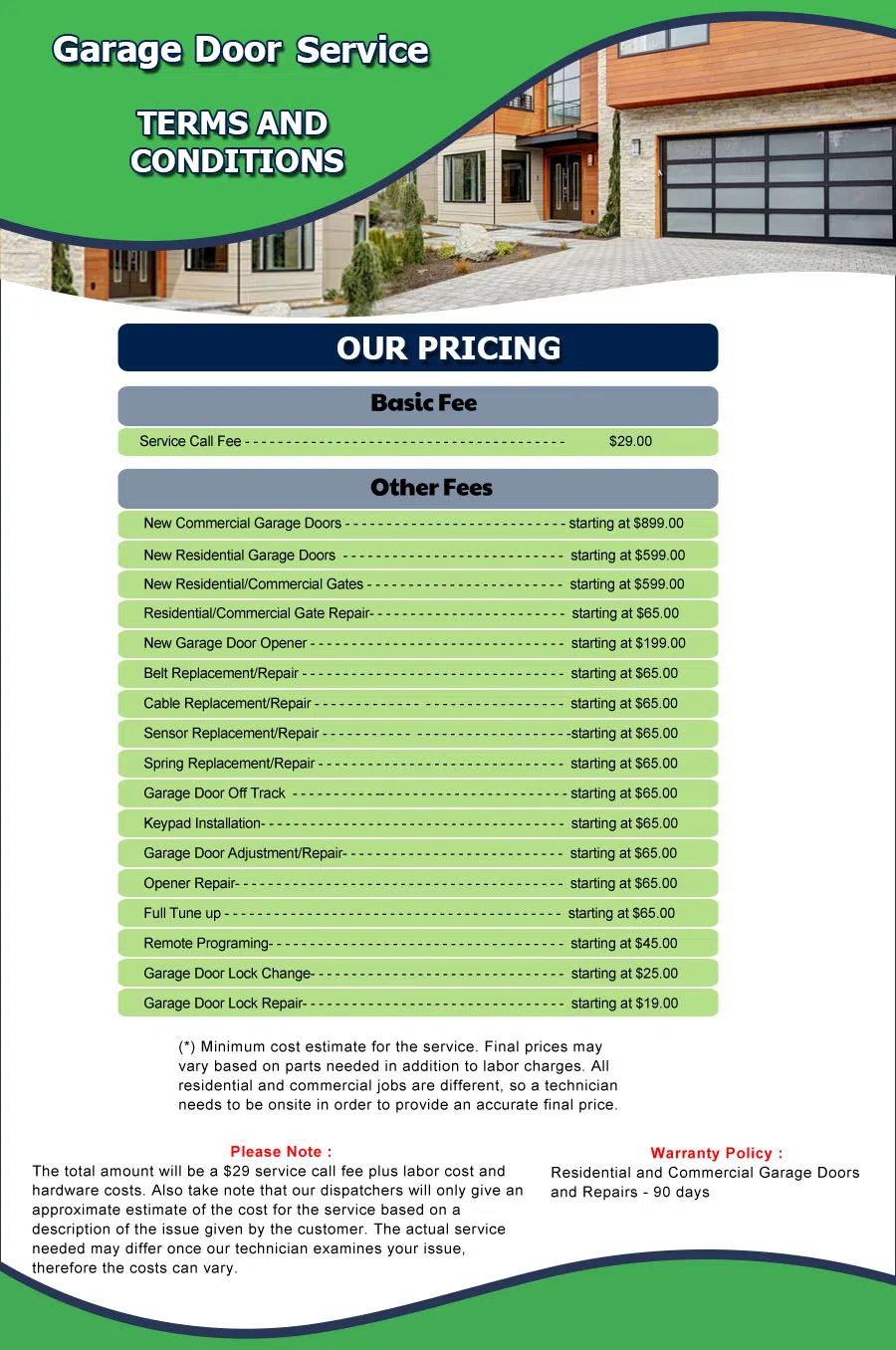 Neighborhood Garage Door Minneapolis, MN 612-404-0585